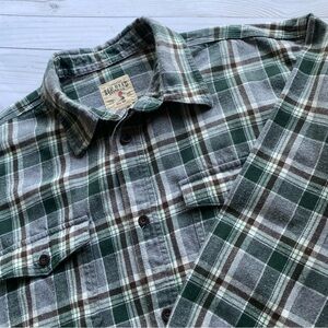 Men’s RED HEAD BRAND CO Long Sleeve Plaid Flannel Shirt Size XLT